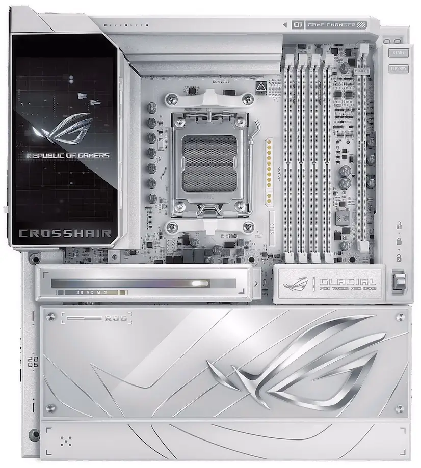 Guadalix de la Sierra PC - Montaje Placa Base ASUS ROG CROSSHAIR X870E GLACIAL Guadalix de la Sierra